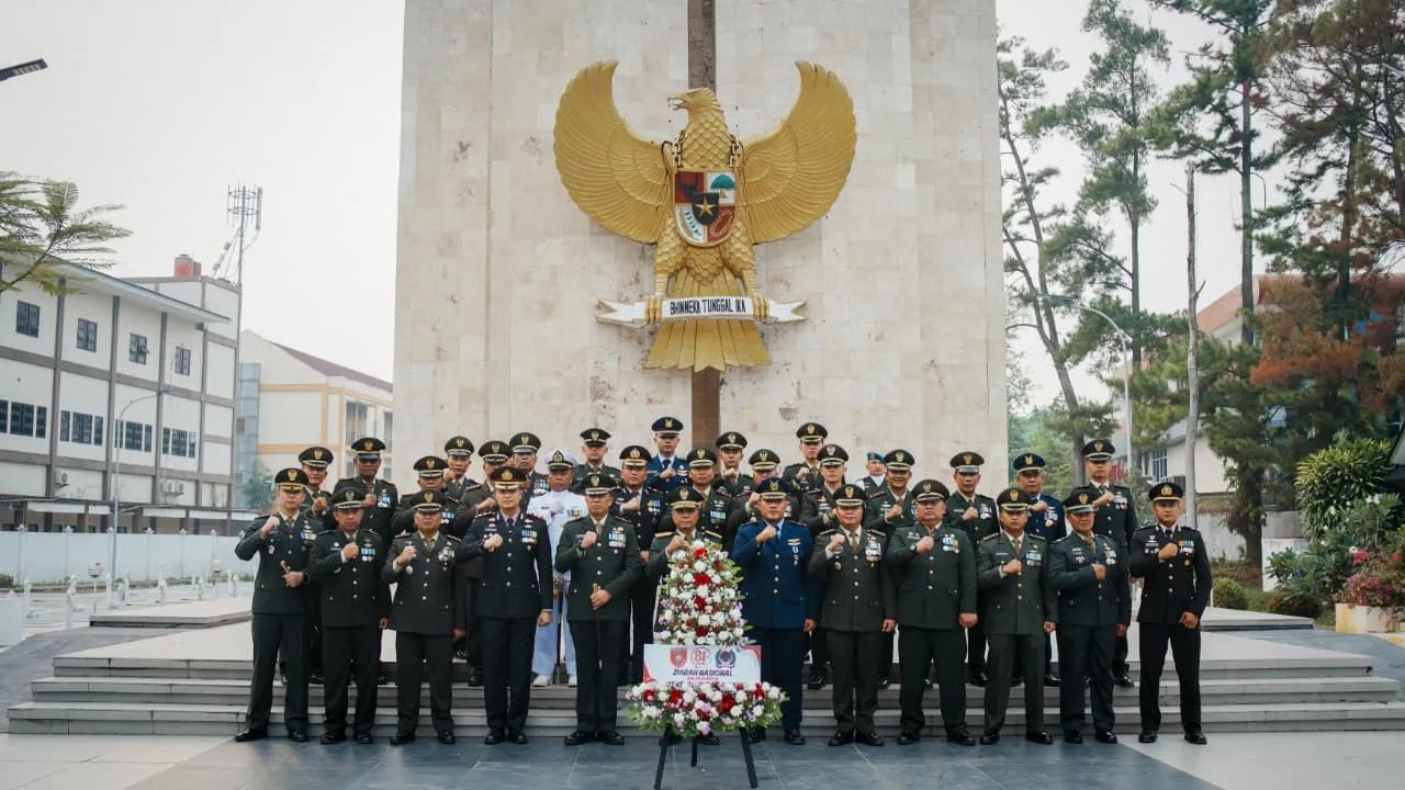Kenang Jasa Pahlawan, Danrem 091/ASN Pimpin Ziarah Nasional HUT TNI ke-81
