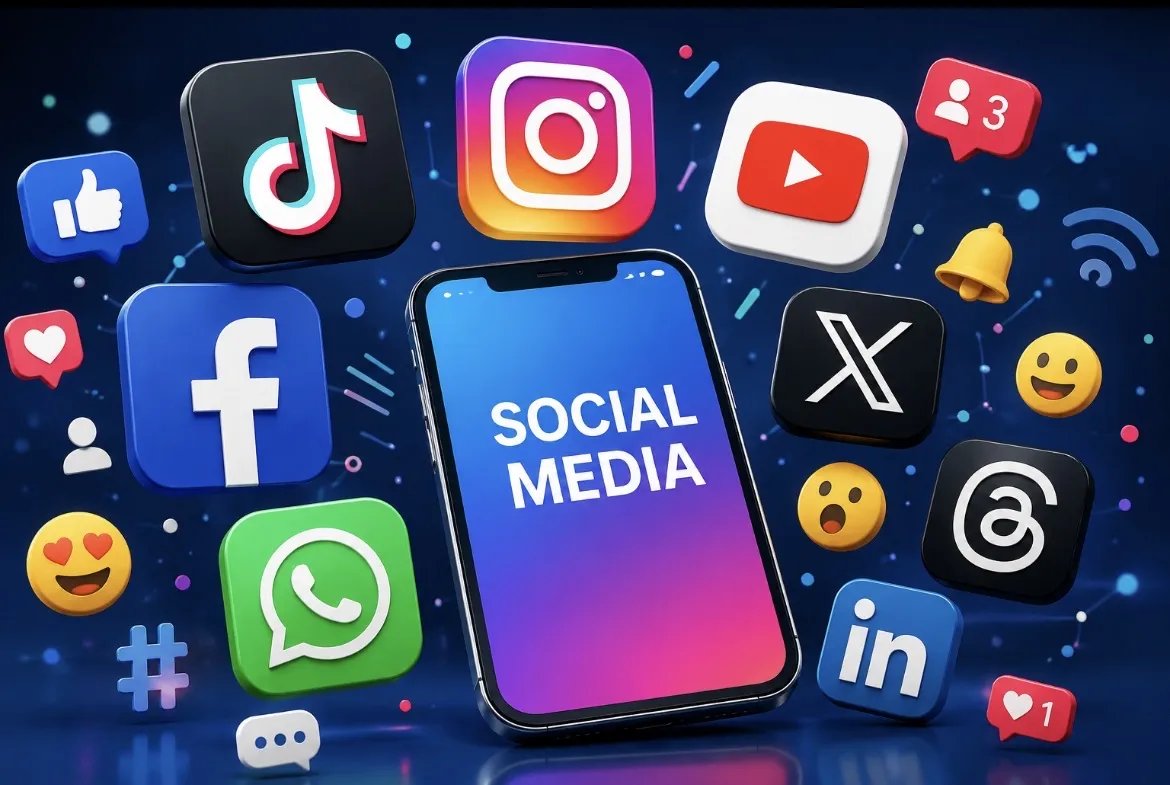 TikTok Masih Jadi Media Sosial Paling Viral di Indonesia, Instagram dan YouTube Mendominasi