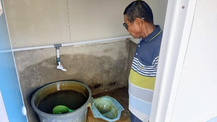 Sumur Bor Huntara Kapalo Koto Tuntas, Kualitas Air Kuning Jadi Sorotan