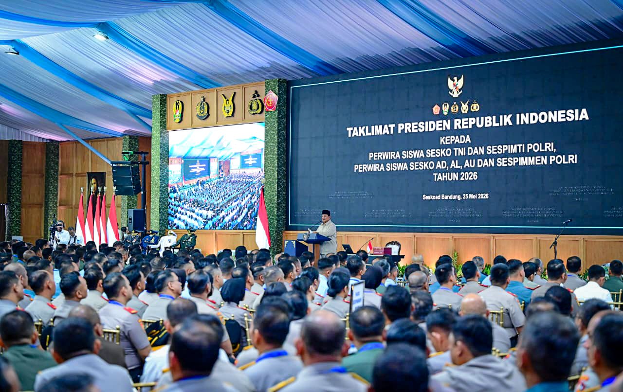 Kritik Konsolidasi: Presiden Prabowo Beri Taklimat 1.095 Perwira TNI-Polri