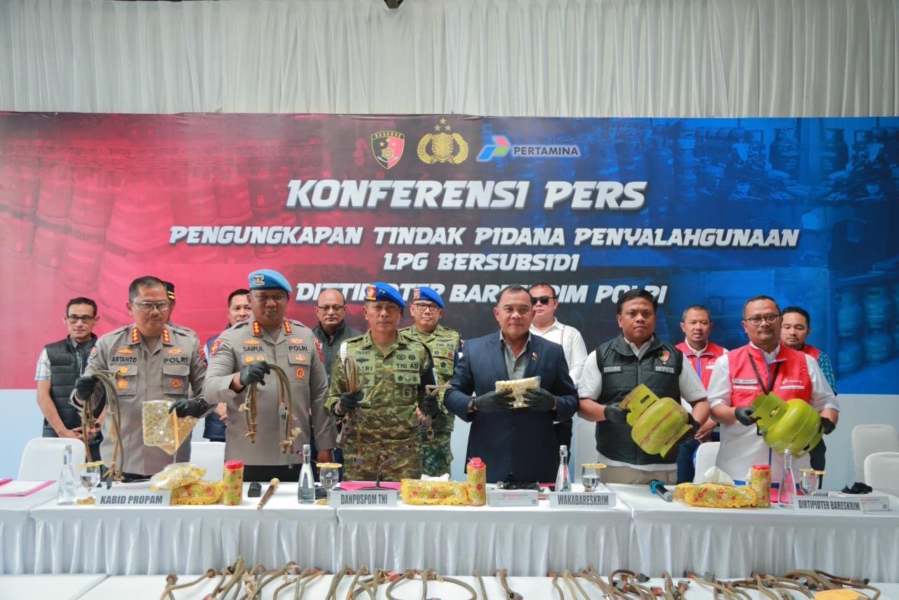 Bareskrim Bongkar Mafia LPG Subsidi di Klaten, 2 Tersangka Ditangkap