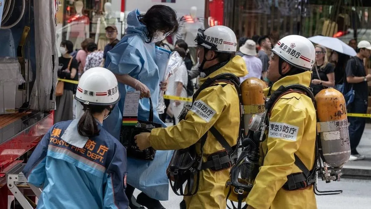 Serangan Zat Misterius di Mall Ginza Tokyo, 20 Orang Luka-luka